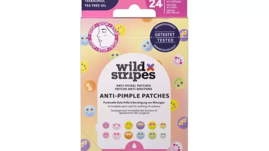 Anti-Pimple Patches Smile Stop, Wild Stripes, Bezvavlasy.cz, 99 Kč