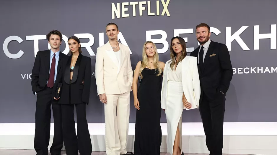 Victoria a David Beckham a rodina Victoria a David Beckham a rodina