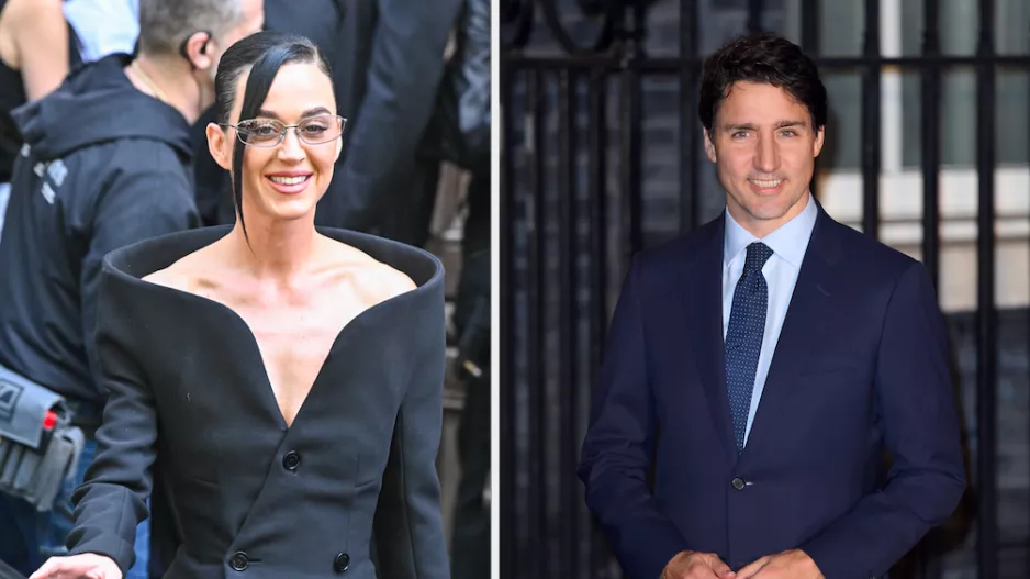 Katy Perry a Justin Trudeau