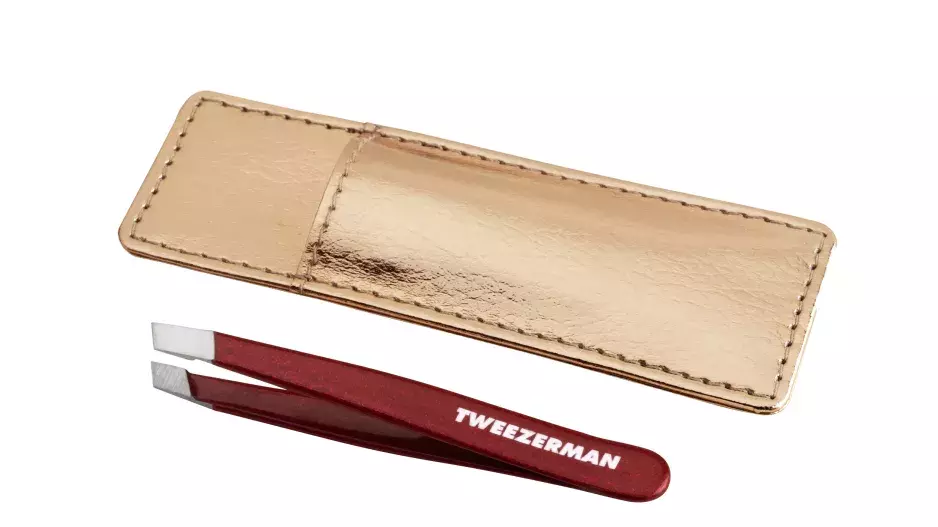 Vintage Rose Mini Slant Tweezer 