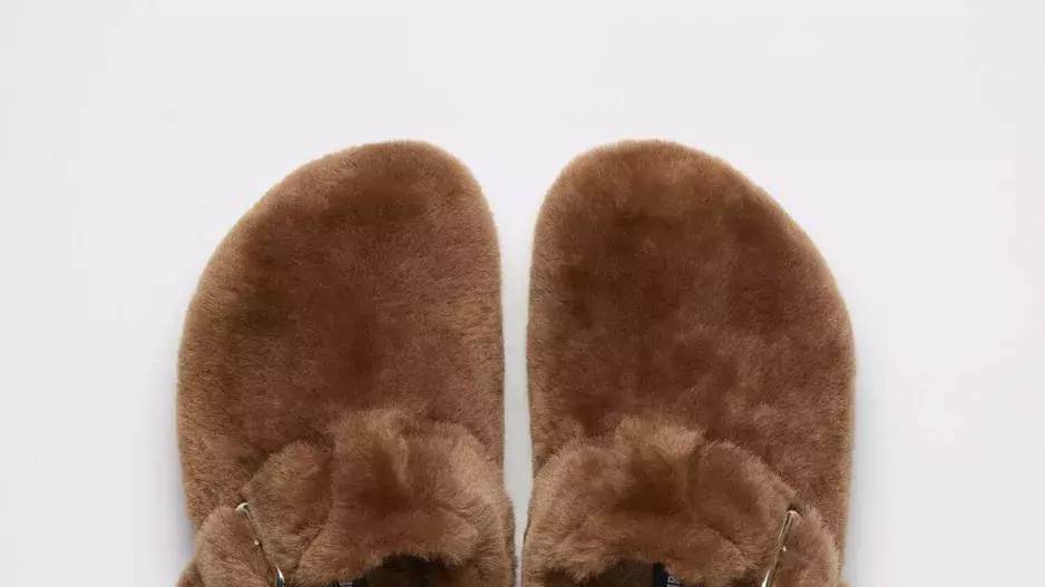 Birkenstock Boston s kožíškem Birkenstock Boston s kožíškem