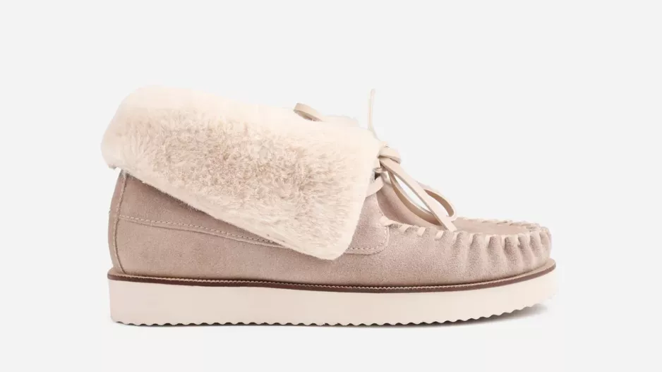 Světle růžové semišové boty Světle růžové semišové boty