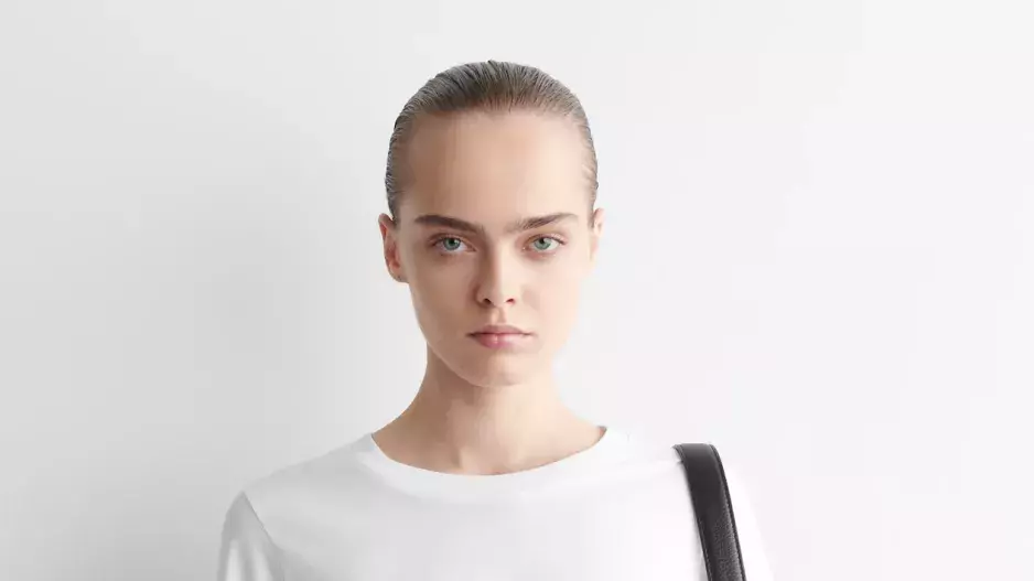 Volné bílé triko Volné bílé triko