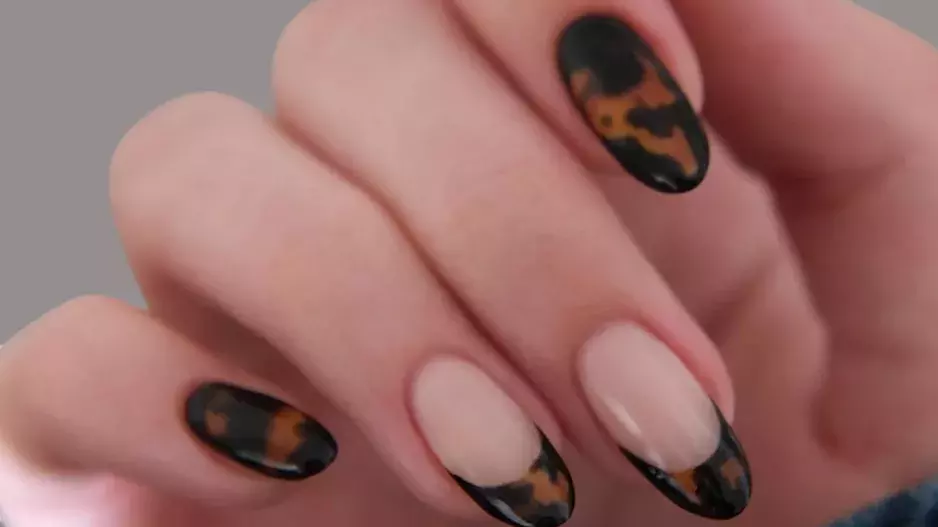 Brown nails