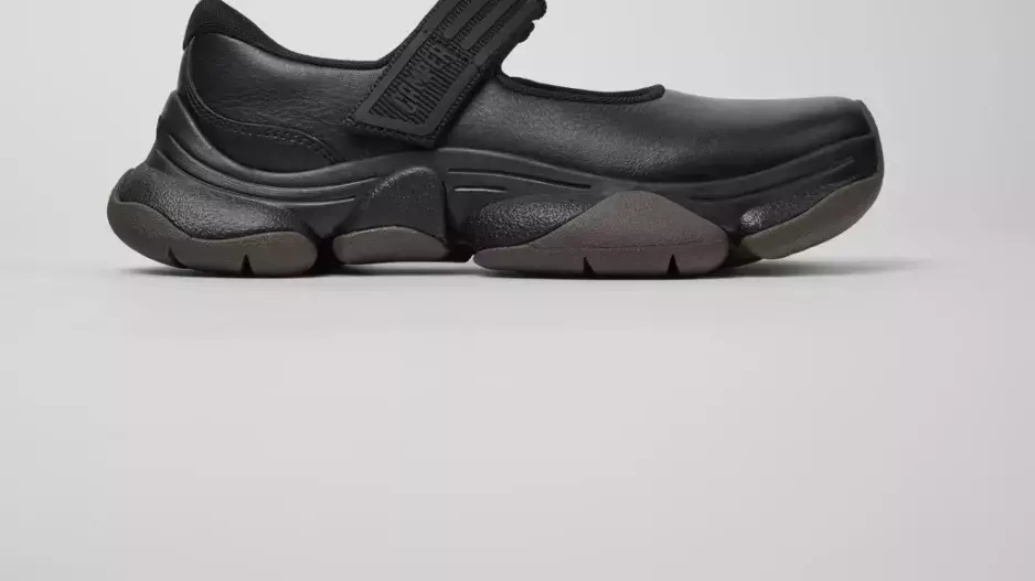 Černé sportovní baleríny Černé sportovní baleríny