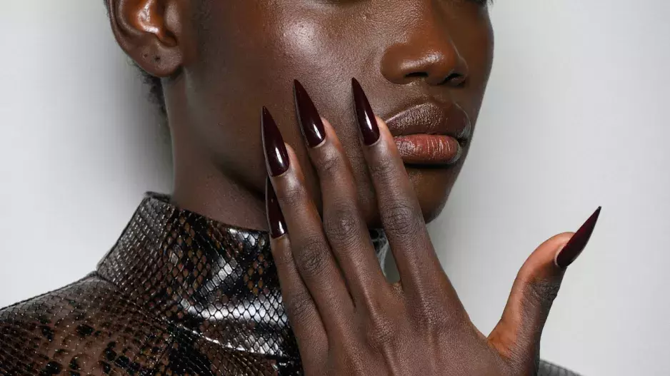 Brown nails