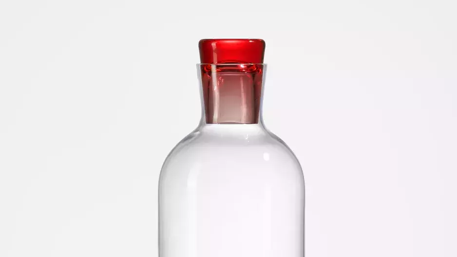 Láhev se zátkou Vial Rubín, Květná 1794 Láhev se zátkou Vial Rubín, Květná 1794