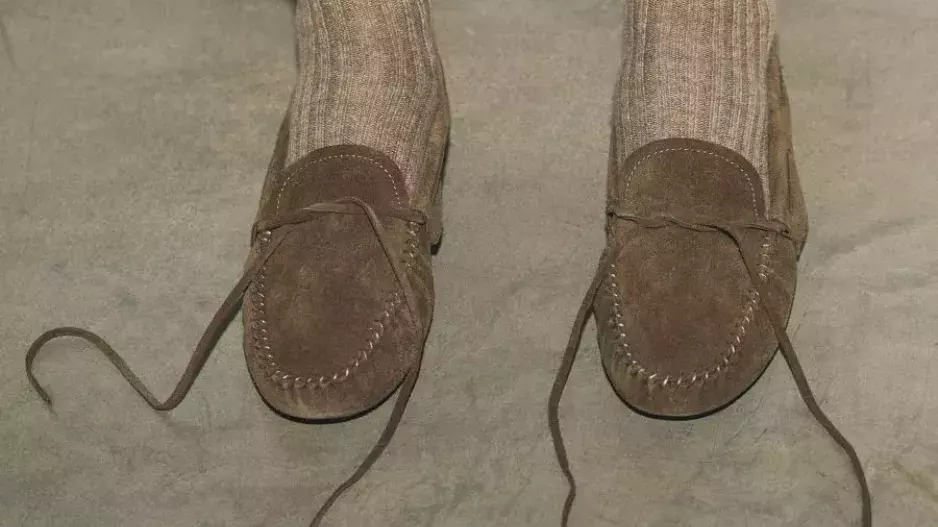 Semišové mokasíny