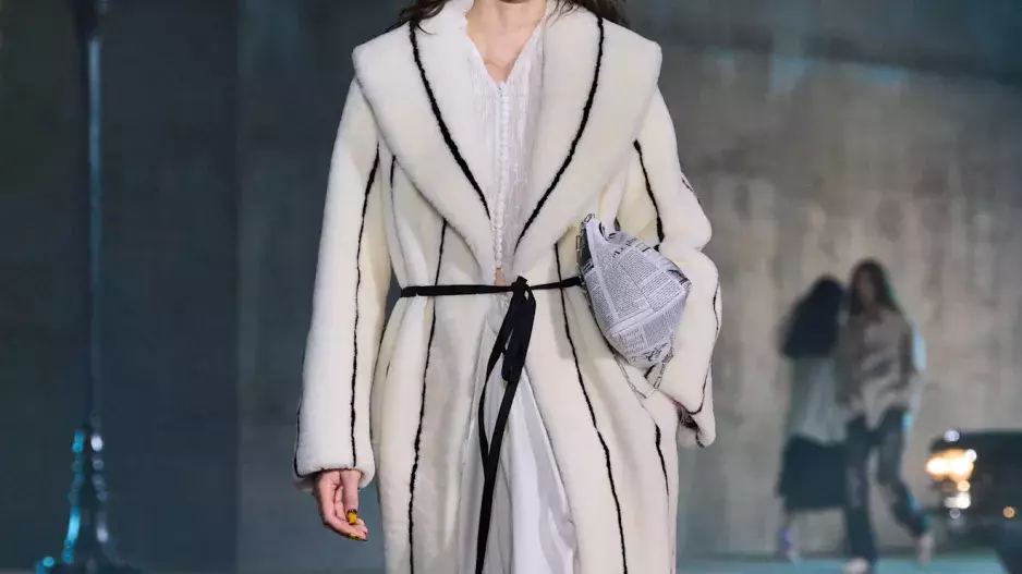 Dior newspaper print