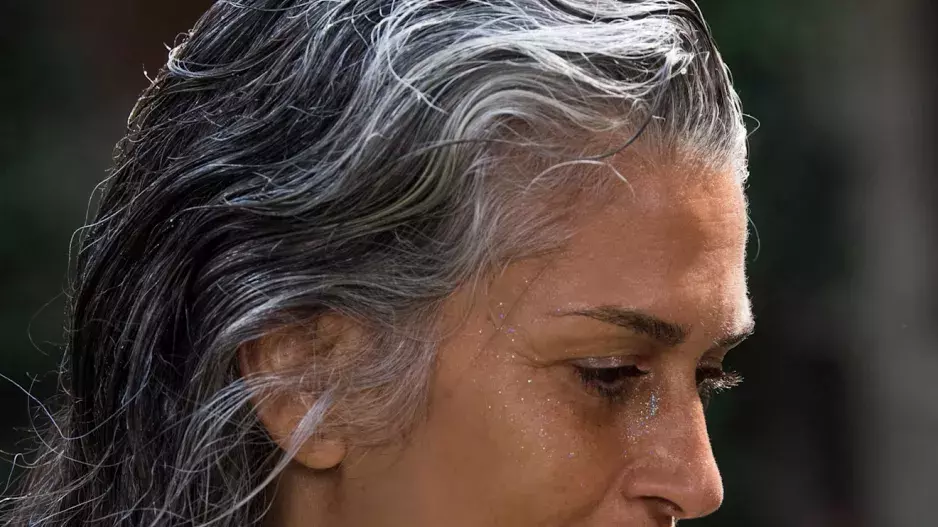 Grey hair