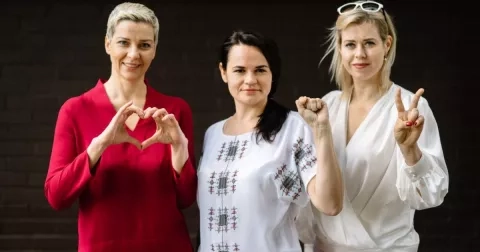 Svjatlana Cichanouská: Naděje i revoluce je rodu ženského