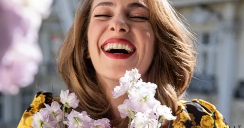 Tvář Elle Beauty Lounge Elizaveta Maximová v plné kráse