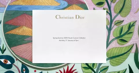 ŽIVĚ: Přijměte pozvání na přehlídku Dior Haute Couture Jaro Léto 2025