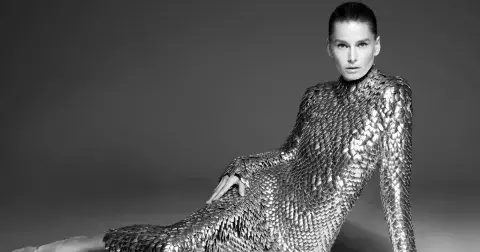 Tváří nové kampaně SS26 LAFORMELA je top modelka Hana Soukupová